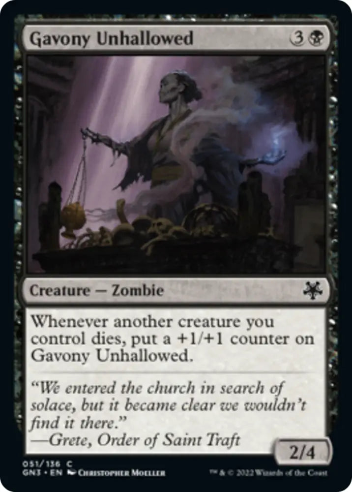 Gavony Unhallowed [Game Night: Free-for-All] - MTG Single