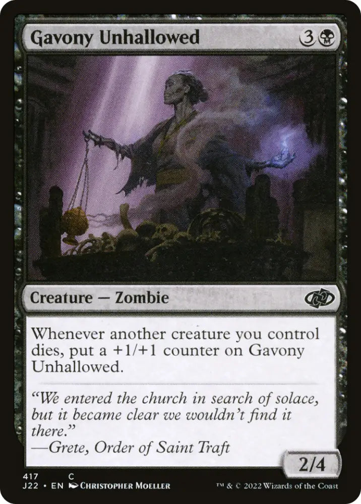 Gavony Unhallowed [Jumpstart 2022] - MTG Single