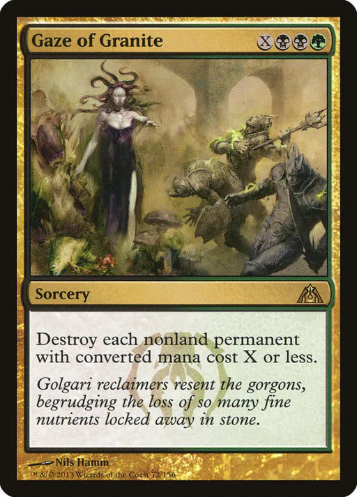 Gaze of Granite [Dragon’s Maze] - MTG Single