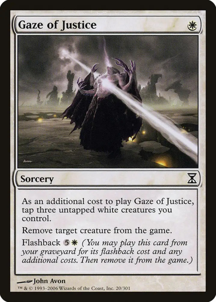 Gaze of Justice [Time Spiral] - MTG Single