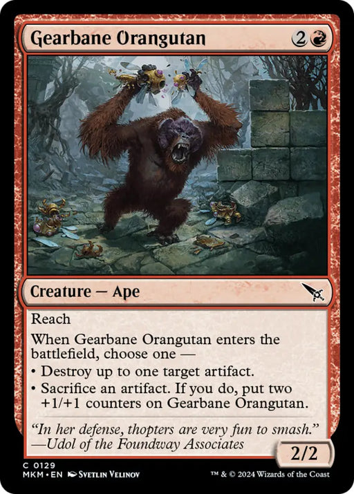 Gearbane Orangutan [Murders at Karlov Manor] - MTG Single