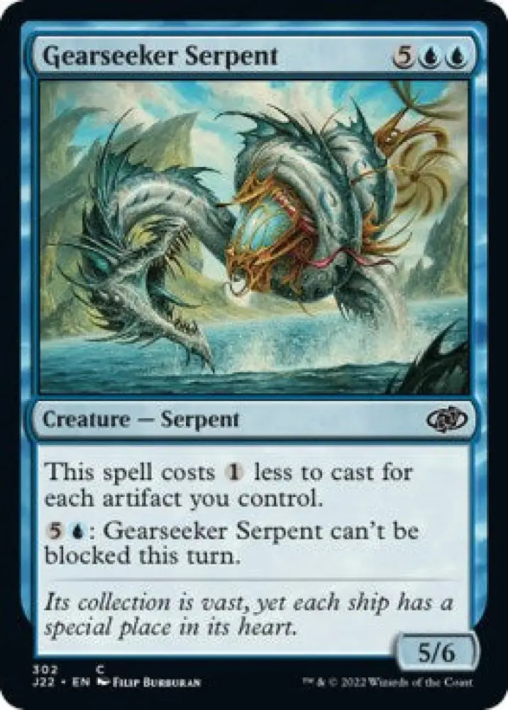 Gearseeker Serpent [Jumpstart 2022] - MTG Single