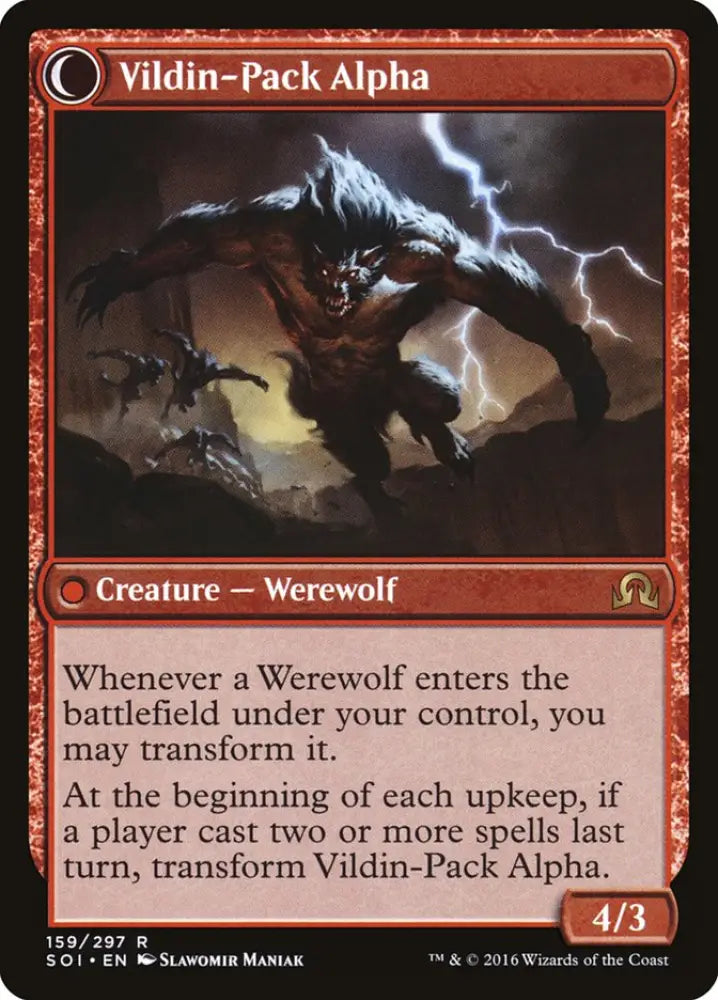 Geier Reach Bandit // Vildin-Pack Alpha [Shadows over Innistrad] - MTG Single