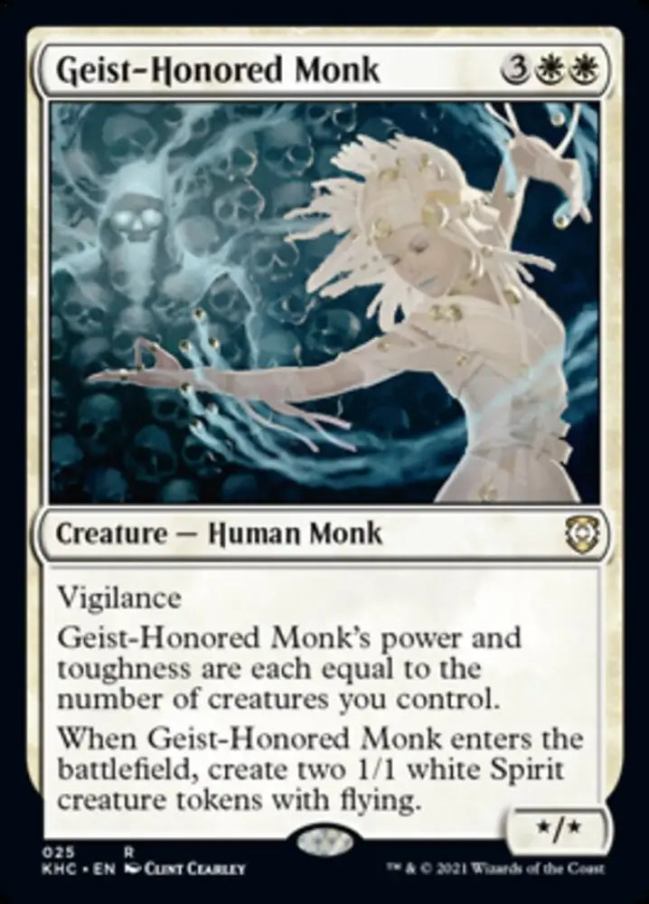 Geist-Honored Monk [Kaldheim Commander] - MTG Single