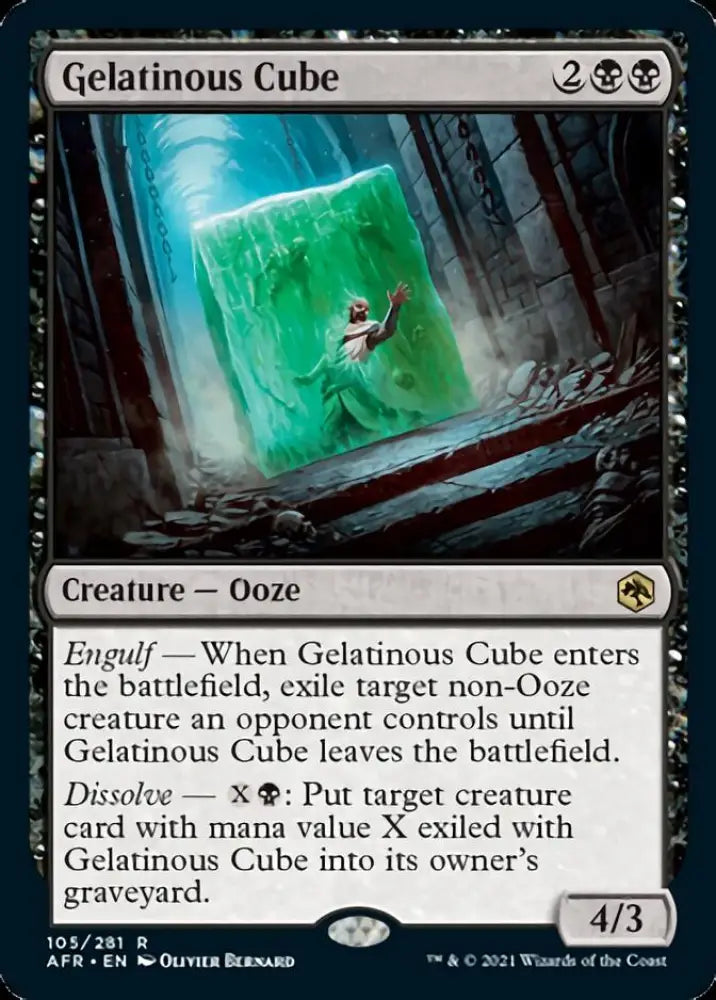 Gelatinous Cube [Dungeons & Dragons: Adventures in the Forgotten Realms] - MTG Single