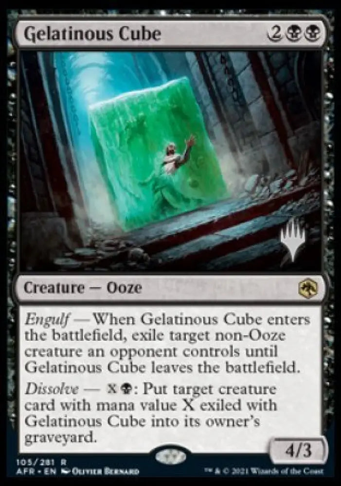 Gelatinous Cube (Promo Pack) [Dungeons & Dragons: Adventures in the Forgotten Realms Promos] - MTG Single