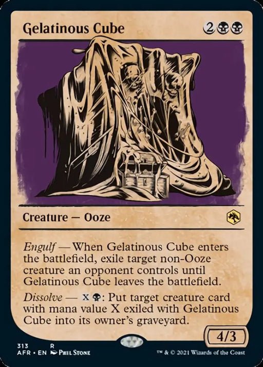 Gelatinous Cube (Showcase) [Dungeons & Dragons: Adventures in the Forgotten Realms] - MTG Single