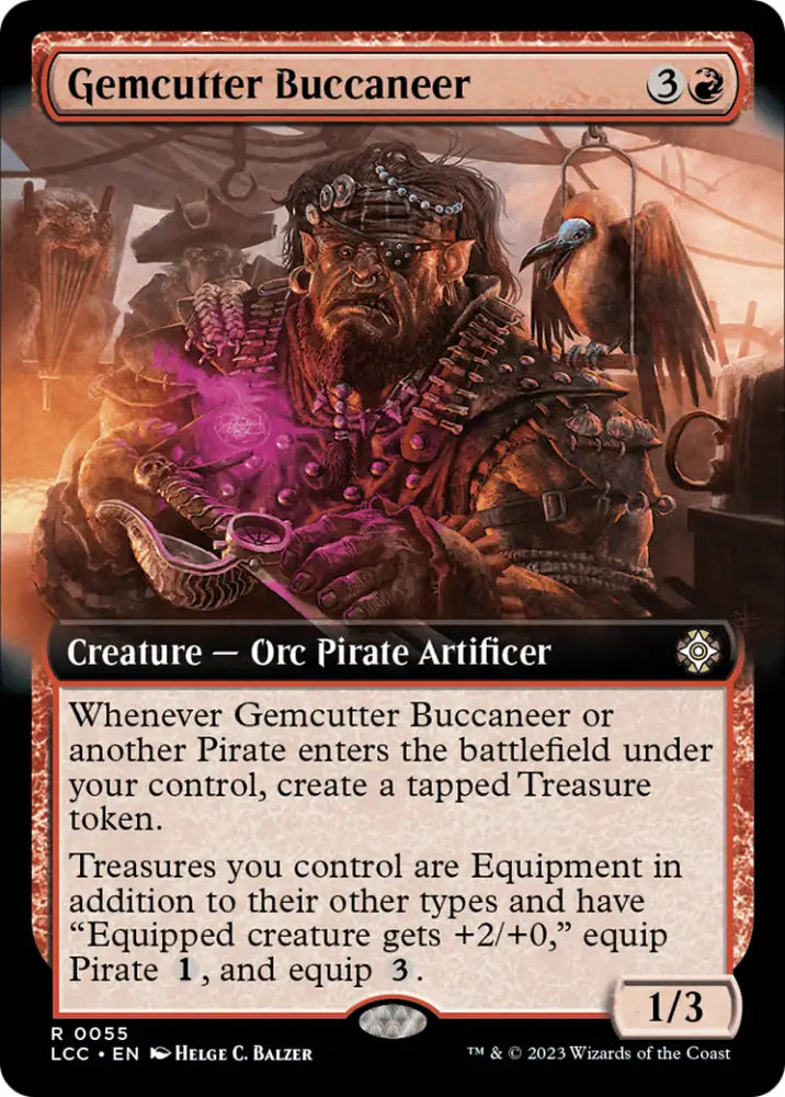 Gemcutter Buccaneer (Extended Art) [The Lost Caverns of Ixalan Commander] - MTG Single