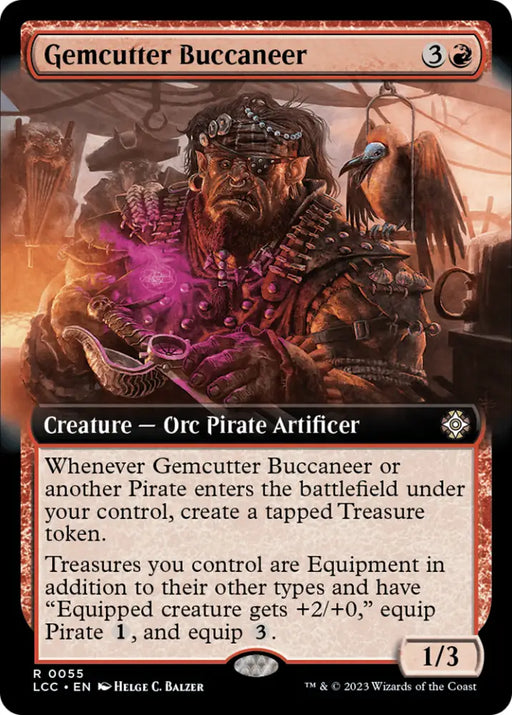Gemcutter Buccaneer (Extended Art) [The Lost Caverns of Ixalan Commander] - MTG Single