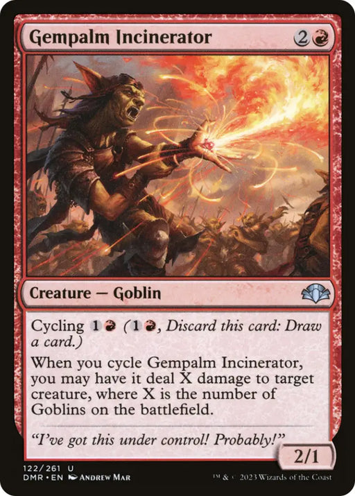 Gempalm Incinerator [Dominaria Remastered] - MTG Single