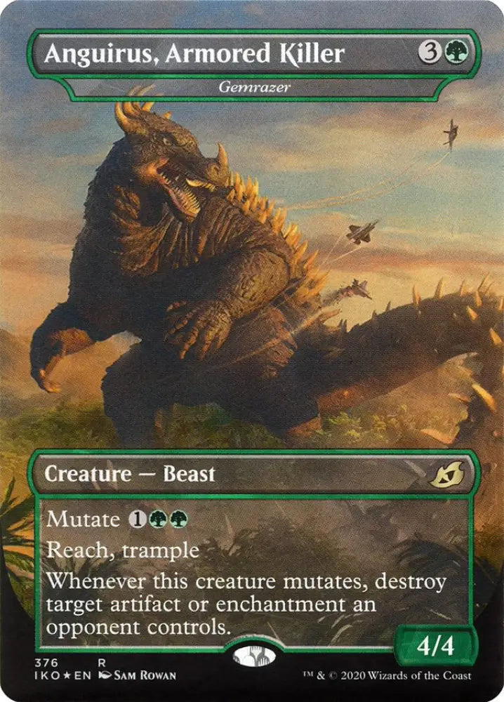 Gemrazer - Anguirus Armored Killer (Extended Art) [Ikoria: Lair of Behemoths] - MTG Single