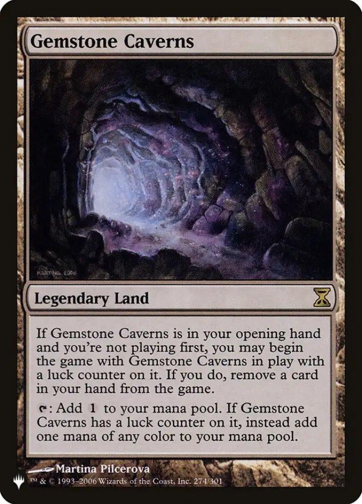 Gemstone Caverns [The List] - MTG Single