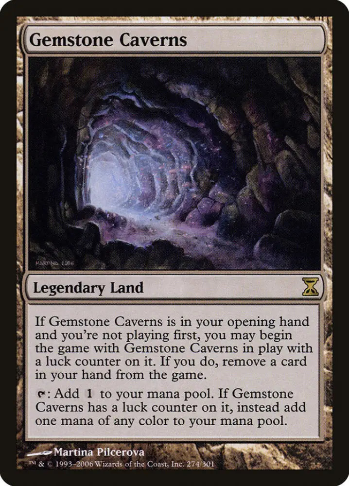 Gemstone Caverns [Time Spiral] - MTG Single