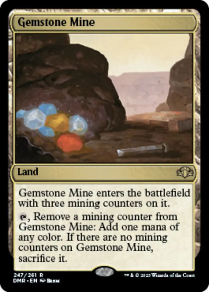 Gemstone Mine [Dominaria Remastered] - MTG Single