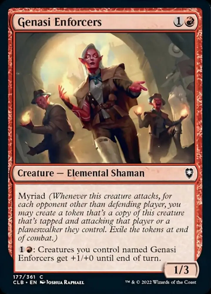 Genasi Enforcers [Commander Legends: Battle for Baldur’s Gate] - MTG Single