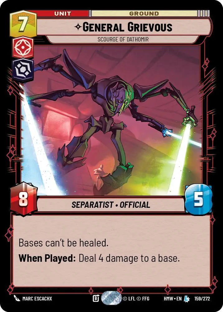 General Grievous - Scourge of Dathomir (159/272) [Homeworlds]