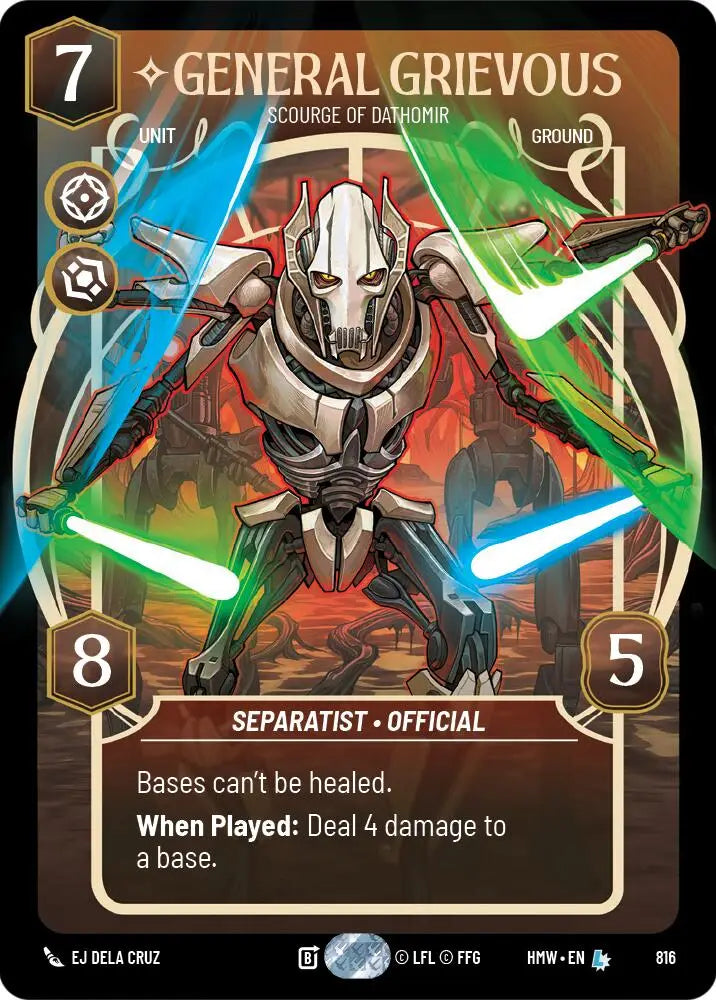 General Grievous - Scourge of Dathomir (Prestige) (816) [Homeworlds]