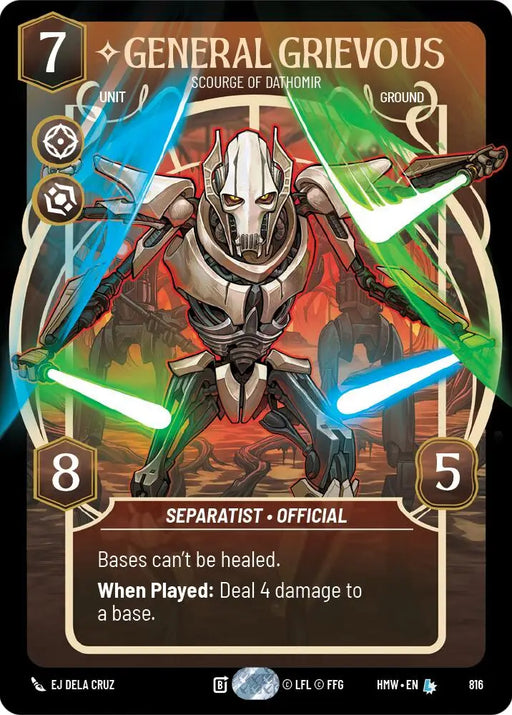 General Grievous - Scourge of Dathomir (Prestige) (816) [Homeworlds]