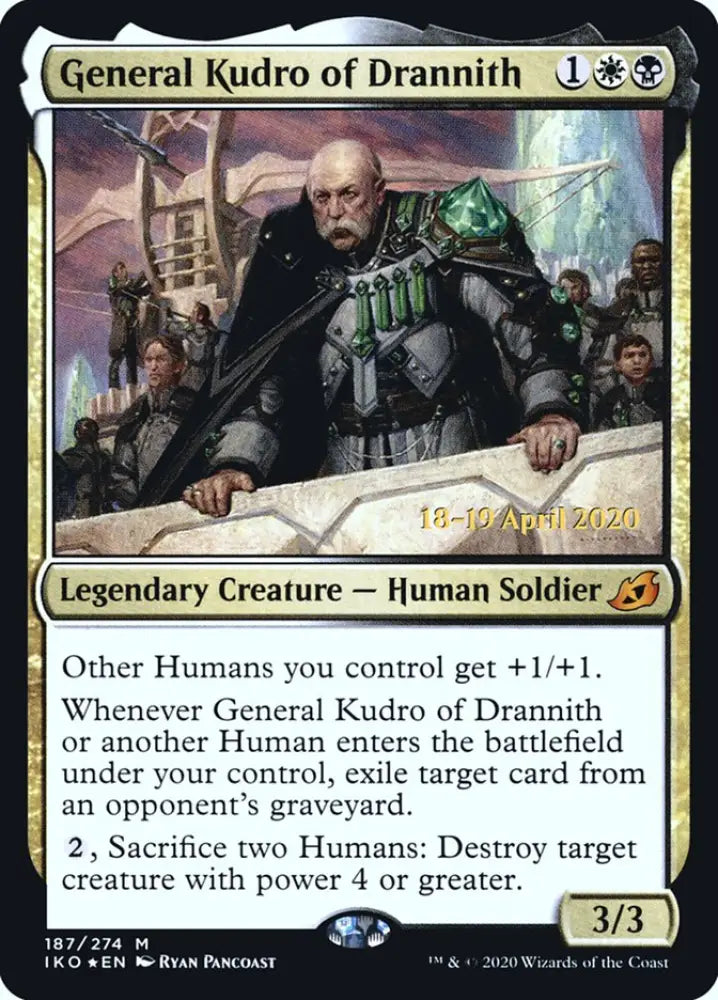 General Kudro of Drannith [Ikoria: Lair of Behemoths Prerelease Promos] - MTG Single