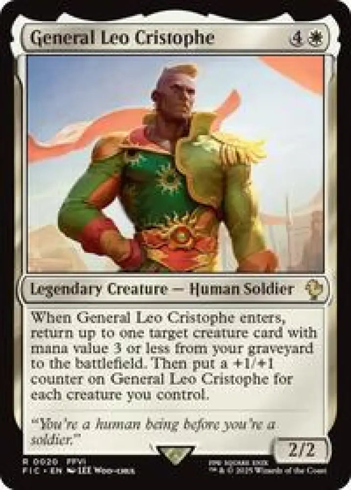 General Leo Cristophe (Surge Foil) (20) [Final Fantasy Commander]