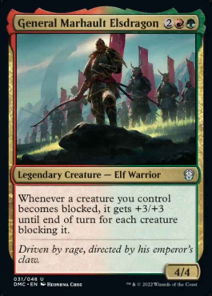 General Marhault Elsdragon [Dominaria United Commander] - MTG Single