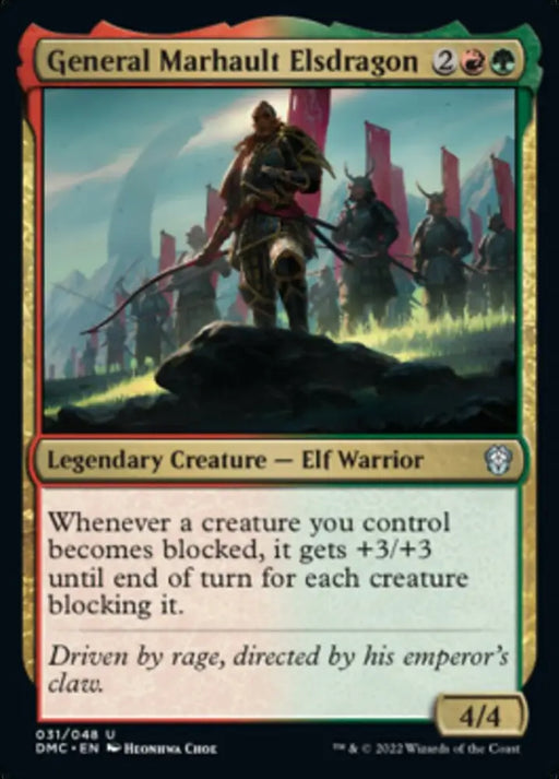 General Marhault Elsdragon [Dominaria United Commander] - MTG Single