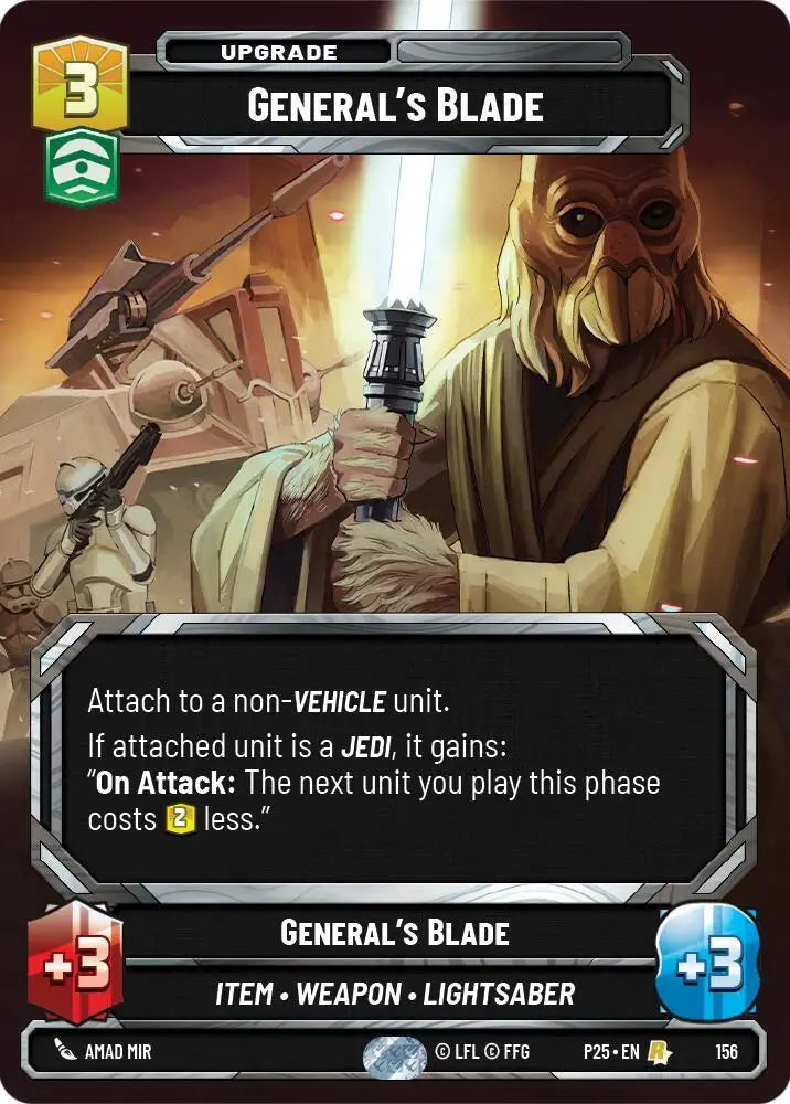 General's Blade (156) [Sector and Regional Promos: Season 1]