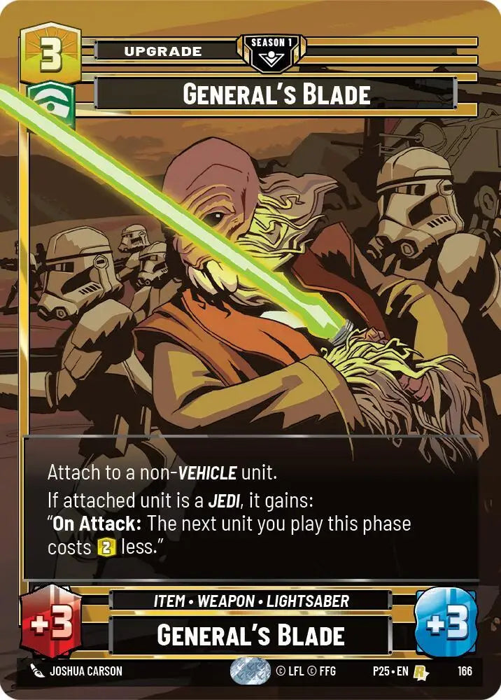 General's Blade (166) [Sector and Regional Promos: Season 1]