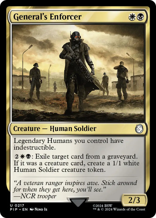 General’s Enforcer [Fallout] - MTG Single
