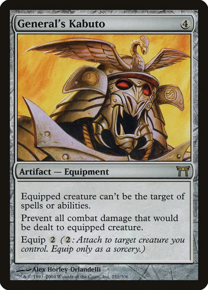 General’s Kabuto [Champions of Kamigawa] - MTG Single