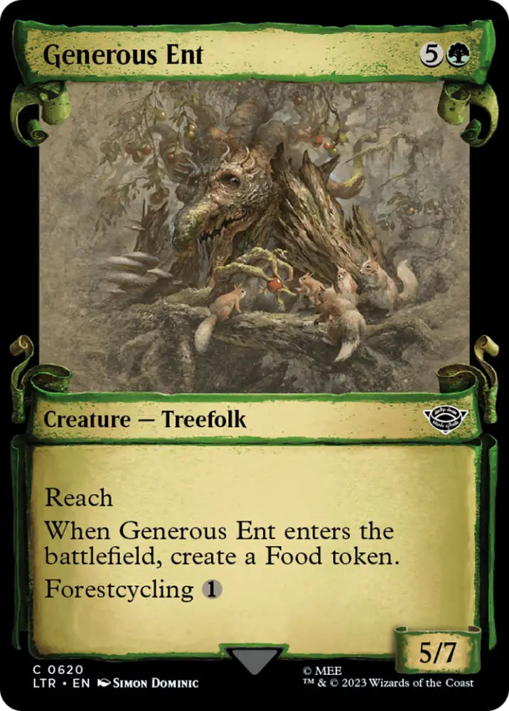 Generous Ent [The Lord of the Rings: Tales of Middle-Earth Showcase Scrolls] - MTG Single