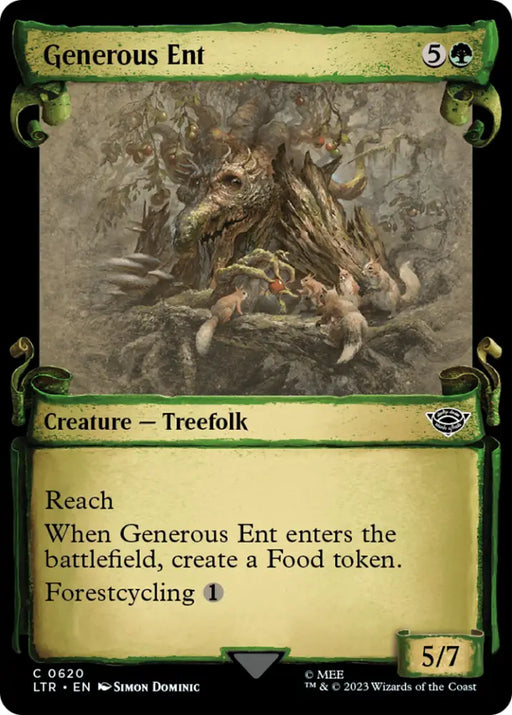 Generous Ent [The Lord of the Rings: Tales of Middle-Earth Showcase Scrolls] - MTG Single