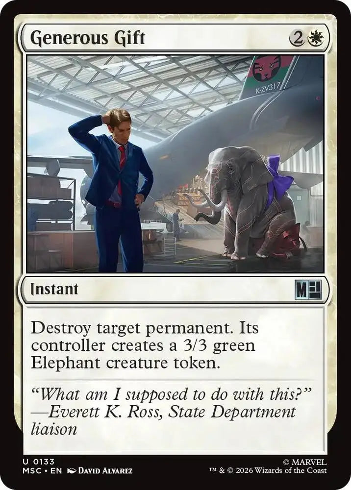 Generous Gift (133) [Marvel Super Heroes Commander]