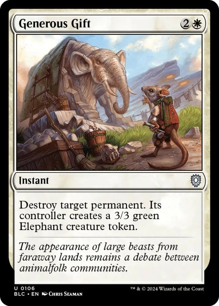 Generous Gift [Bloomburrow Commander] - MTG Single