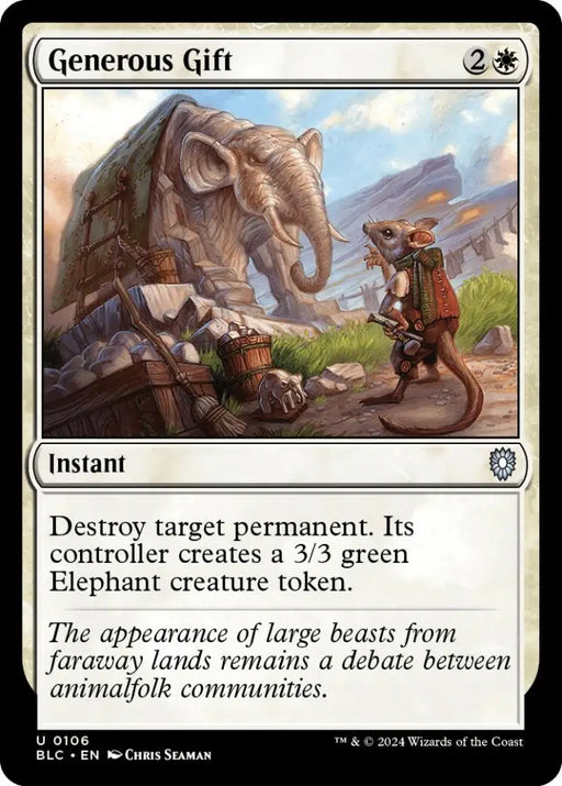 Generous Gift [Bloomburrow Commander] - MTG Single