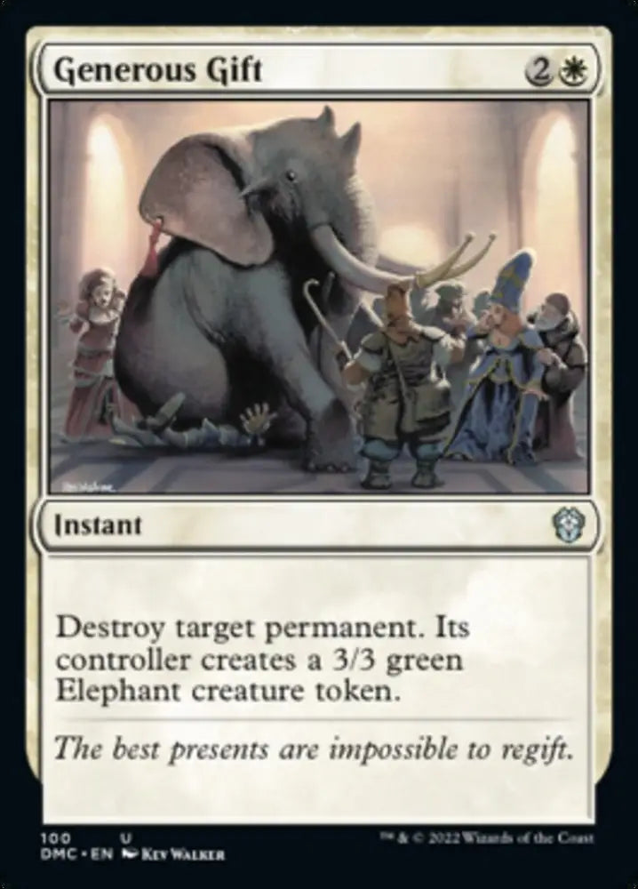 Generous Gift [Dominaria United Commander] - MTG Single