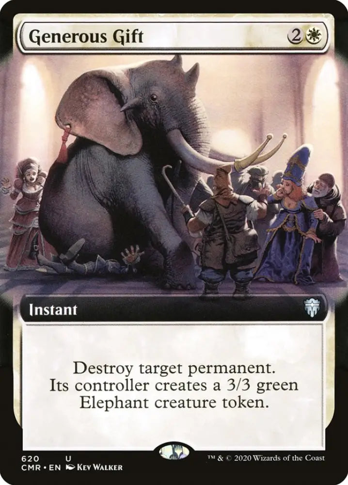 Generous Gift (Extended Art) [Commander Legends] - MTG Single