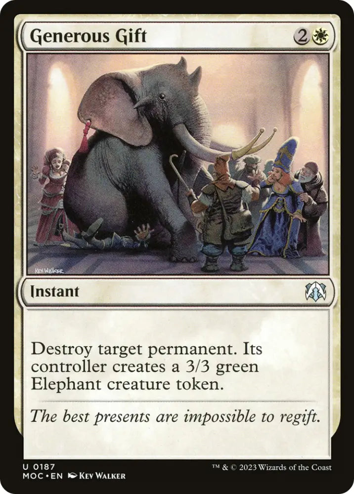 Generous Gift [March of the Machine Commander] - MTG Single