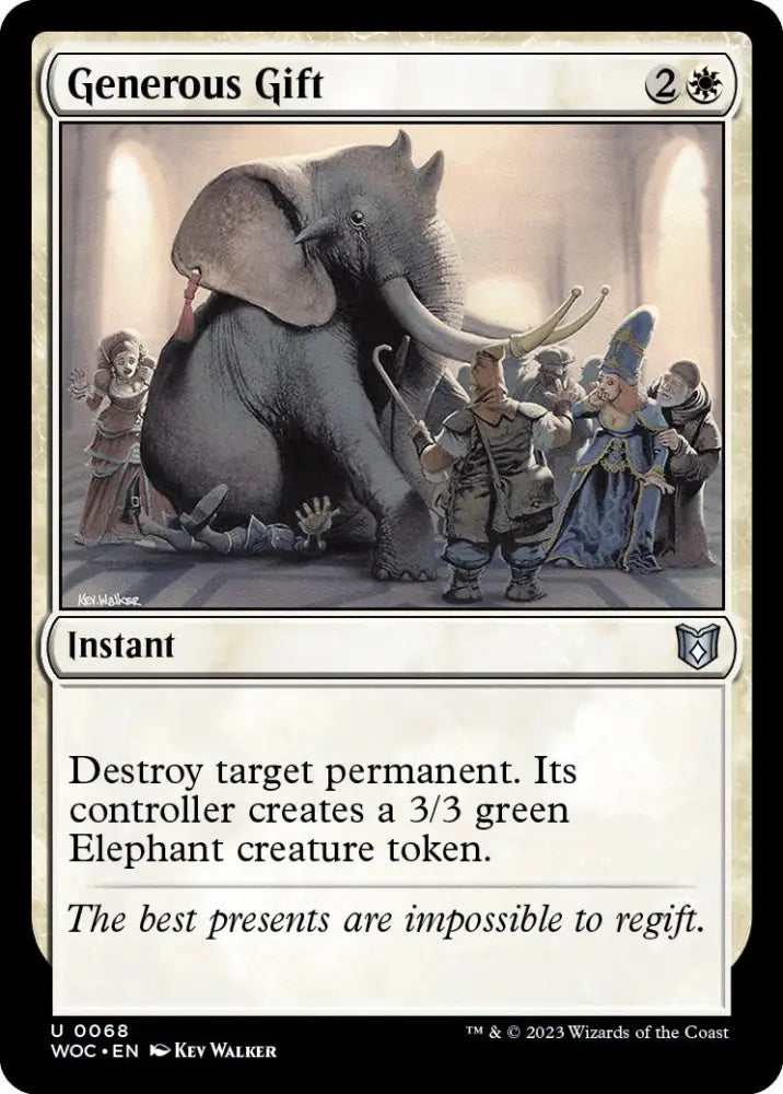 Generous Gift [Wilds of Eldraine Commander] - MTG Single
