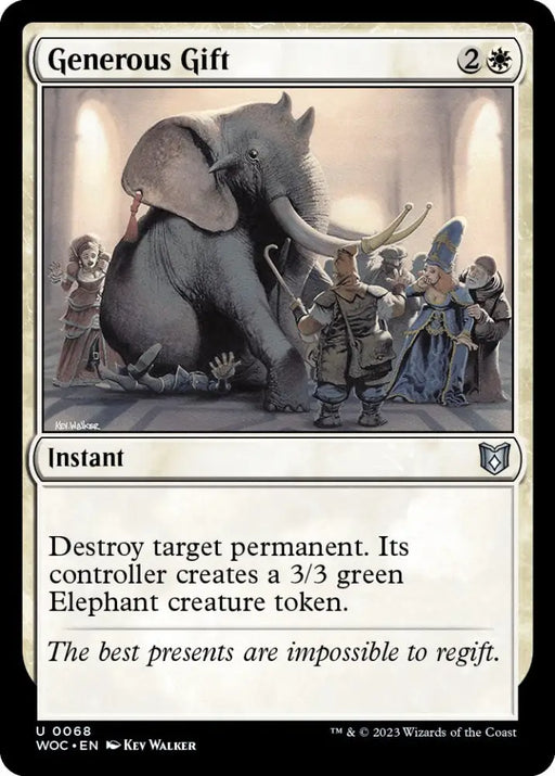 Generous Gift [Wilds of Eldraine Commander] - MTG Single