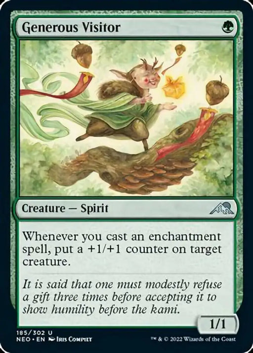 Generous Visitor [Kamigawa: Neon Dynasty] - MTG Single