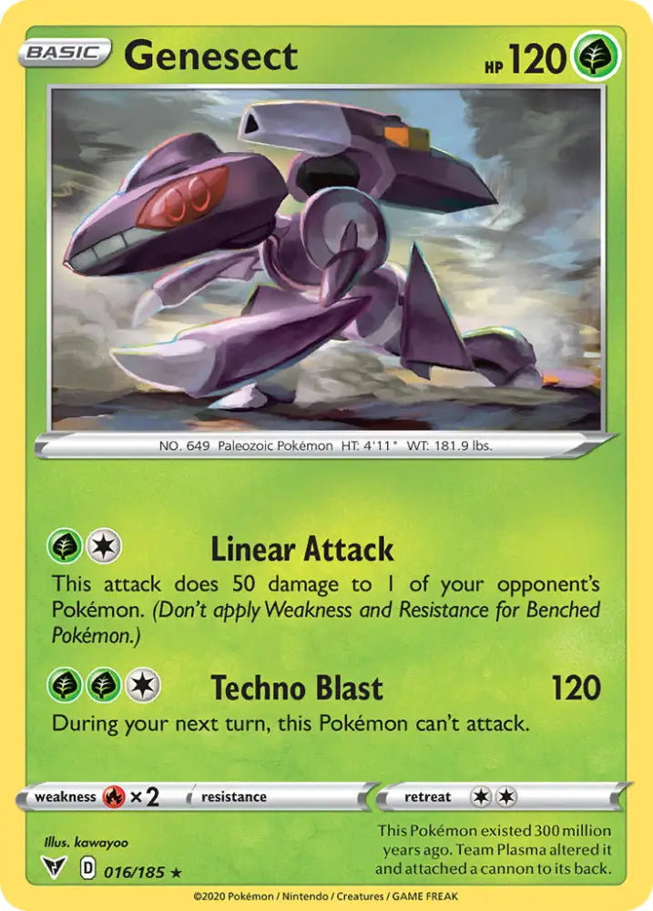Genesect (016/185) [Sword & Shield: Vivid Voltage] - Pokemon Single