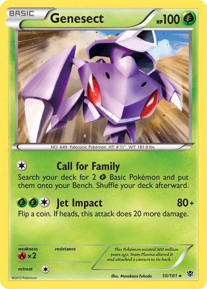 Genesect (10/101) (Theme Deck Exclusive) [Black & White: Plasma Blast] - Pokemon Single