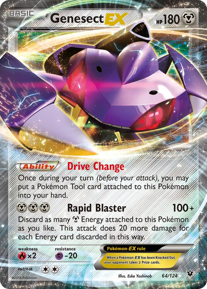 Genesect EX (64/124) [XY: Fates Collide] - Pokemon Single