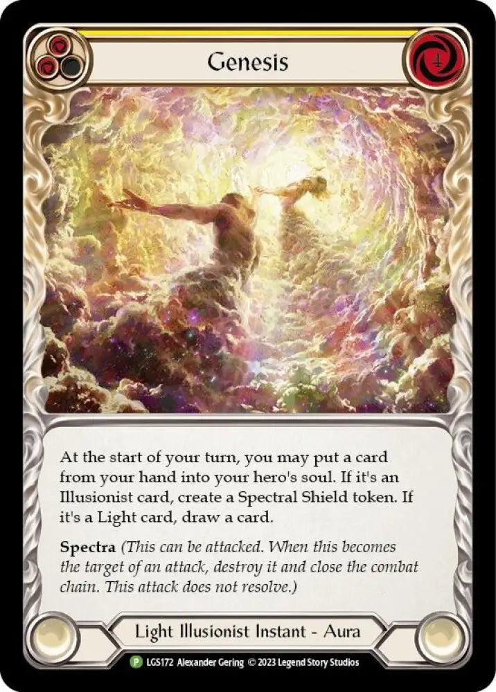 Genesis [LGS172] (Promo) Cold Foil - Flesh And Blood Single