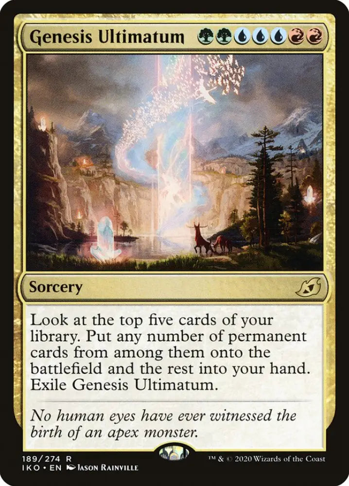 Genesis Ultimatum [Ikoria: Lair of Behemoths] - MTG Single