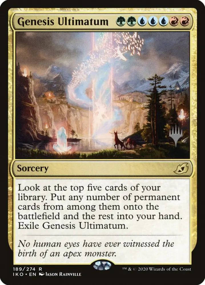 Genesis Ultimatum (Promo Pack) [Ikoria: Lair of Behemoths Promos] - MTG Single