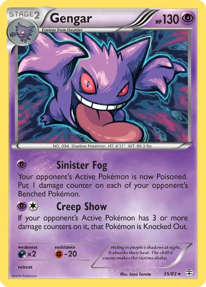 Gengar (35/83) [XY: Generations] - Pokemon Single