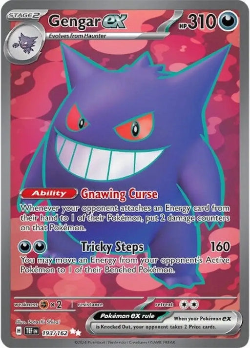 Gengar ex (193/162) [Scarlet & Violet: Temporal Forces] - Pokemon Single