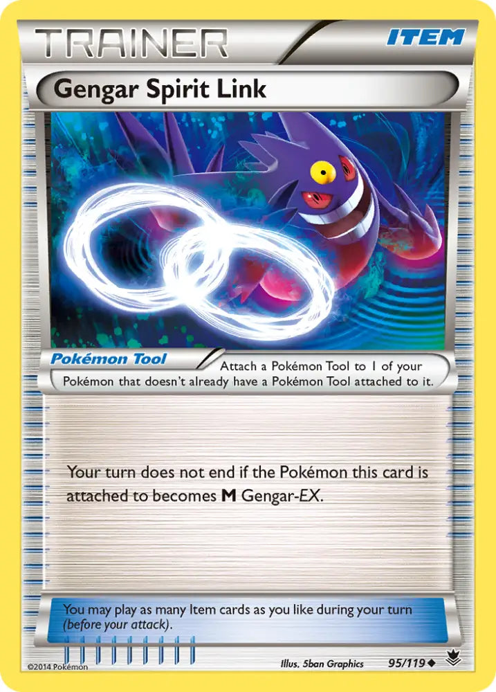 Gengar Spirit Link (95/119) [XY: Phantom Forces] - Pokemon Single